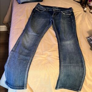 Grace Women's Classic Blue Boot Cut Jeans